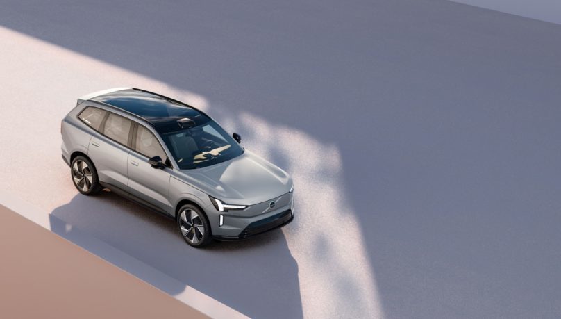 Volvo EX90 widok z góry