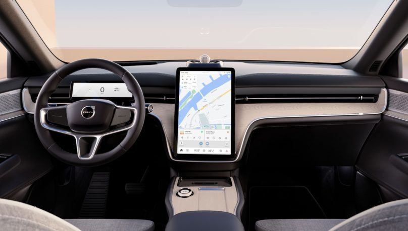 Volvo EX90 środek wnętrze